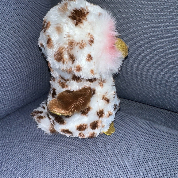 Ty Stuffed Animal Owl Plush Toy White Brown Whoolie New NWT 2022 - Picture 4 of 16